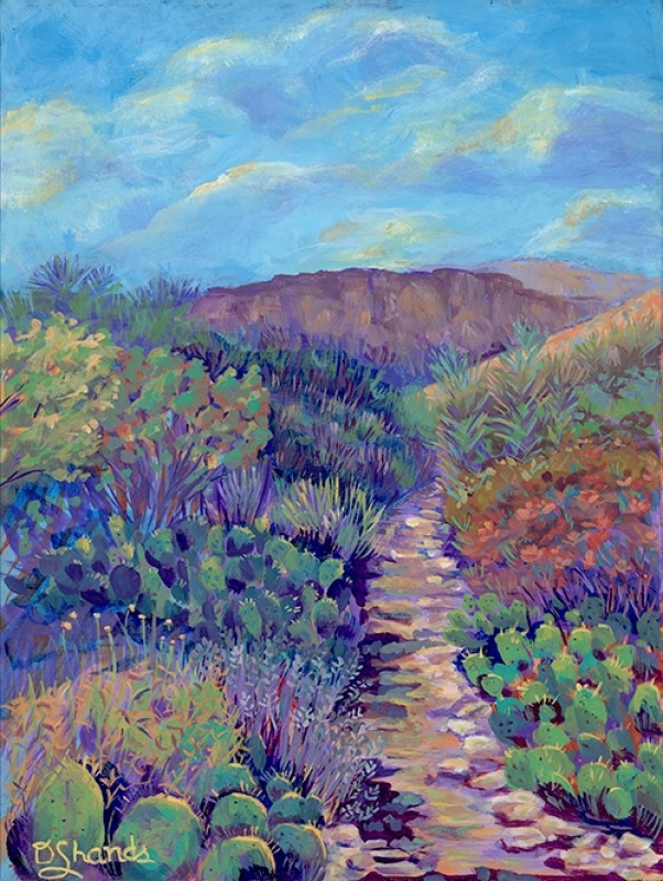 Lost Mine Trail by artist Debbie Celusniak